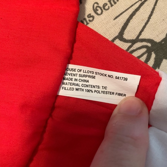 SOLD Vintage House of Lloyd Santa Advent Calendar - Picture 7 of 10